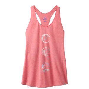 prAna Women’s Graphic Tank – Peach Gerberas (Size Small, NWT)